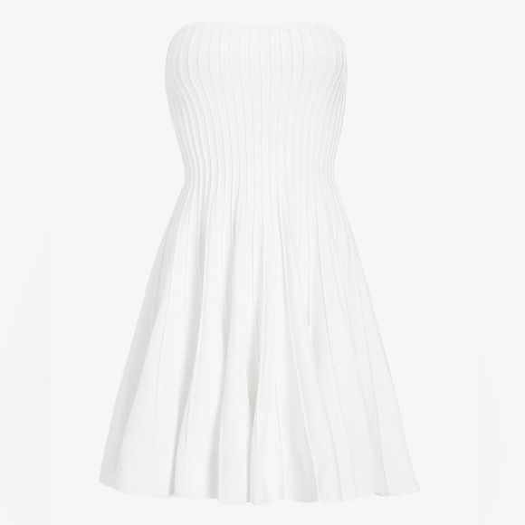 Flirty Strapless Ribbed Sweater Mini Dress - Picture 5 of 5